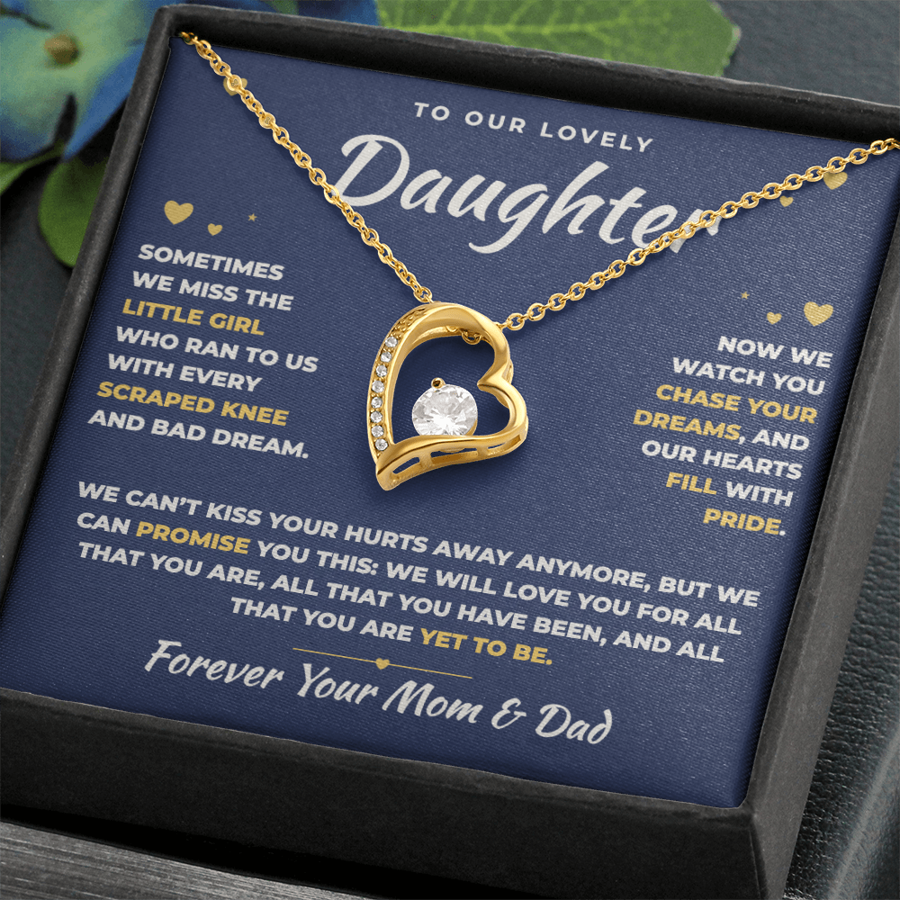 To Our Daughter Necklace From Mom & Dad – All That You Are Yet To Be