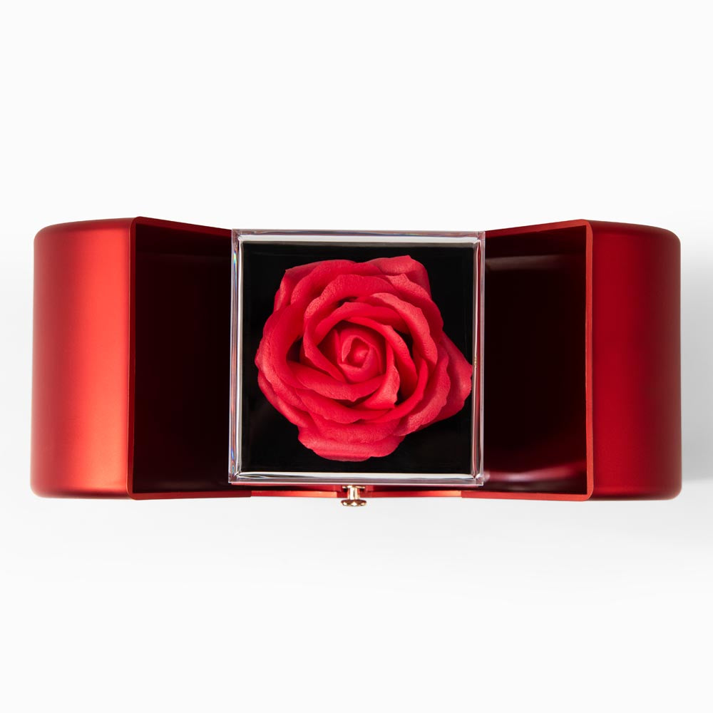 To Our Daughter Necklace From Mom & Dad – Our Love Will Follow You - Red Heart Red Rose Box
