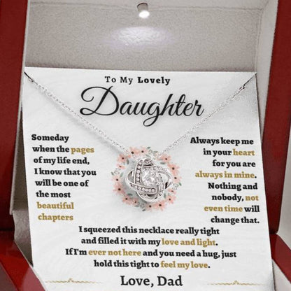 Dad to Daughter Necklace pages (dd.007.lk)