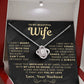 My Beautiful Wife Necklace - I Couldn't Live Without You (189.lk.006b.5.1.2.4)