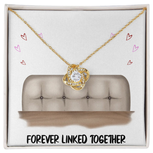Mothers & Daughter Forever Linked Necklace - Personalizable (mds.1.lk.ps)