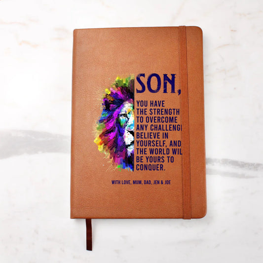 To Son Personalized Graphic Journal - You have the strength (s.1.j)