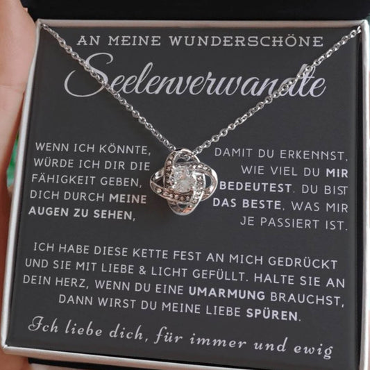 "An Meine Wunderschöne Seelenverwandte" Halskette