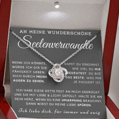 "An Meine Wunderschöne Seelenverwandte" Halskette