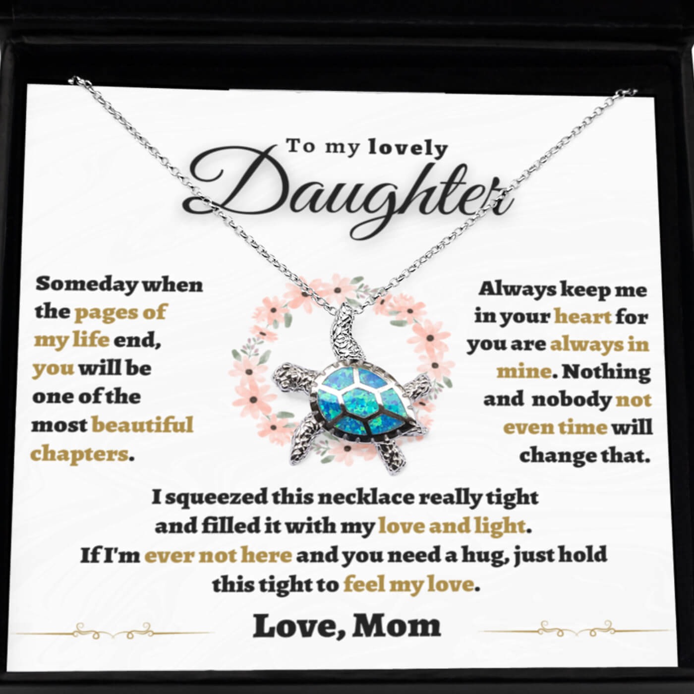 Daughter Most Beautiful Chapter Necklace