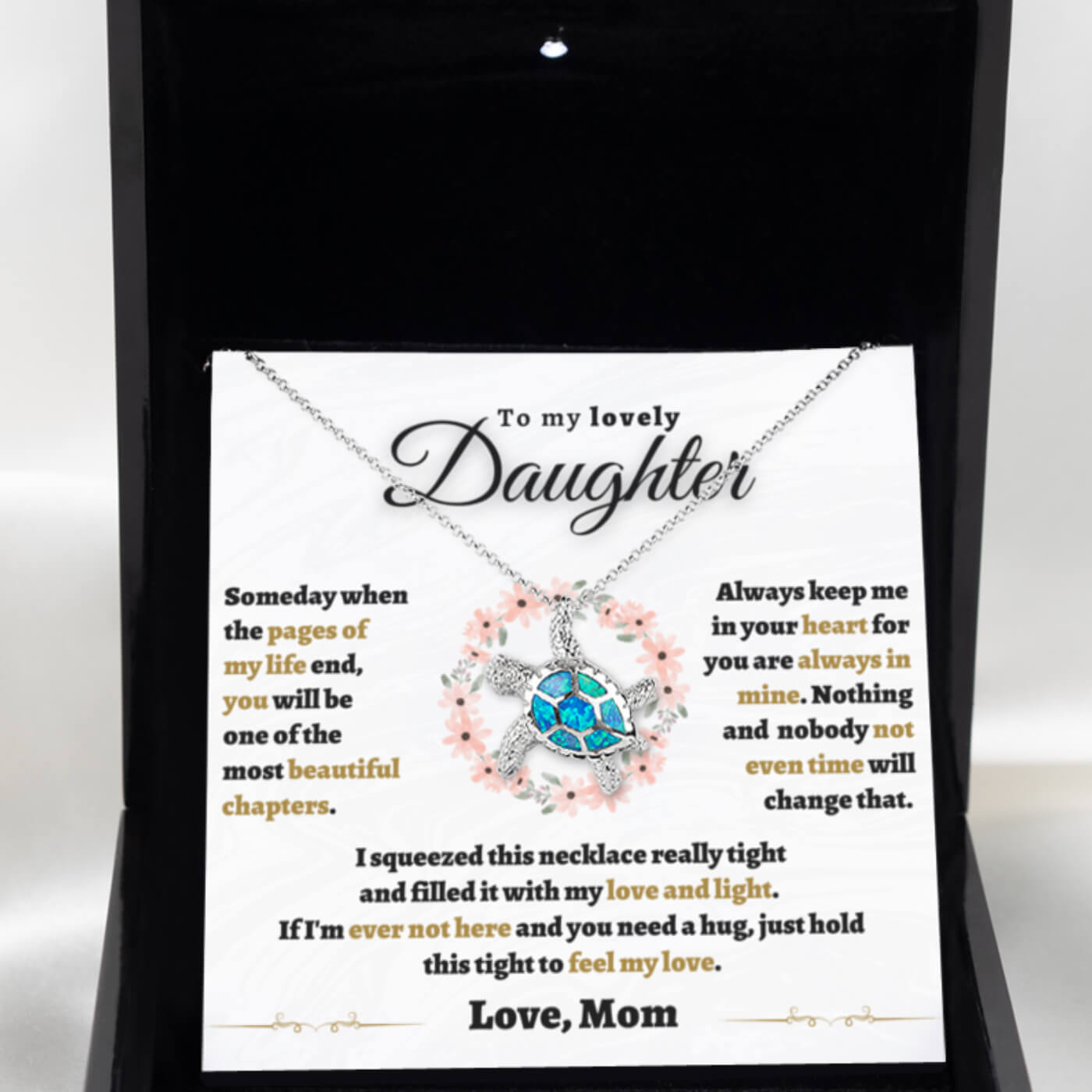 Daughter Most Beautiful Chapter Necklace