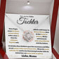 Für meine liebe Tochter Halskette, Liebe Mama (mdde-001-lk)