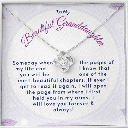 To Our Granddaughter Necklace - Most Beautiful Chapters (162.lk.73)