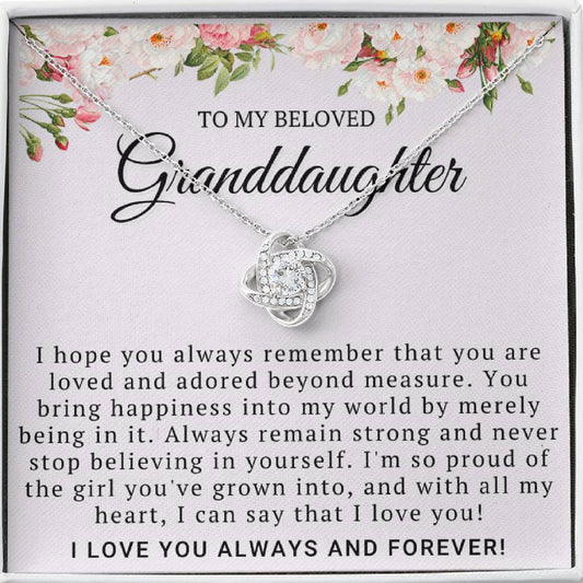To Our Granddaughter Necklace - So Proud Of The Girl You've Grown Into (162.lk.74)