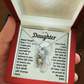Daughter This Old Bear Will Always Have Your Back Necklace (d.lk.005)