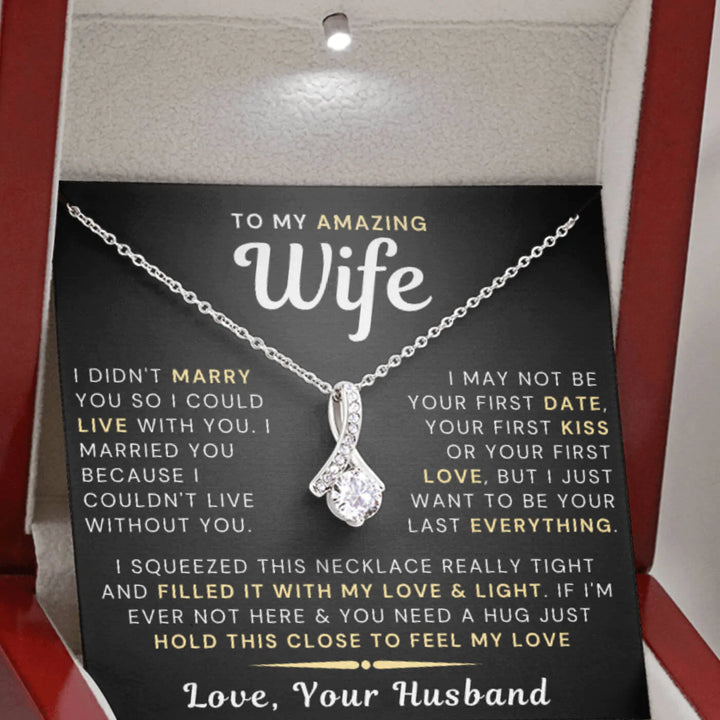 To My Beautiful Future Wife Necklace - A Thoughtful Gift for Your Fian –  JWshinee