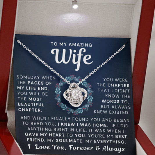 My Amazing Wife Necklace - The Chapter That I Always Knew Existed (189.lk.014)