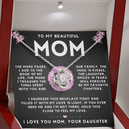 My Beautiful Mom Necklace - Treasure The Times Spent With You (m.012o-1.lk)