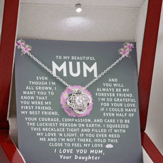 My Beautiful Mum Necklace - Always My Forever Friend (m.013.lk)