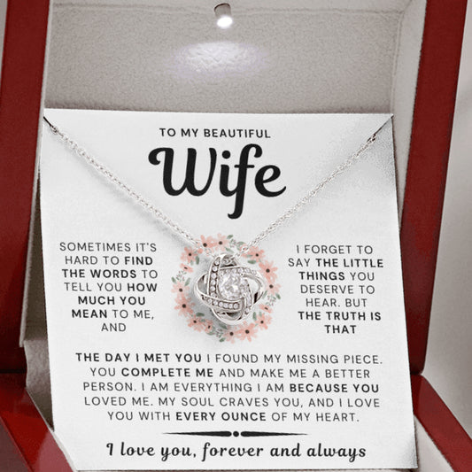 My Beautiful Wife Necklace - Because You Loved Me (189.lk.017.3)