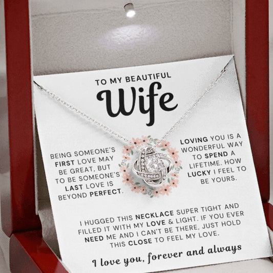 My Beautiful Wife Necklace - How Lucky I Feel To Be Yours (189.lk.020)
