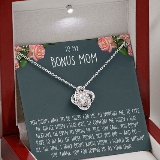 To My Bonus Mom Necklace - You Didn't Have To