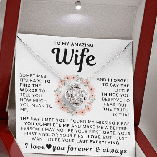 To My Amazing Wife Necklace - You Complete Me (189.lk.017)