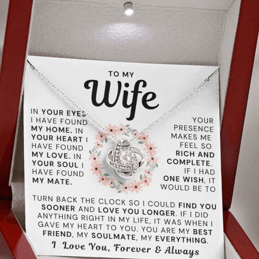 To My Wife Necklace - My Best Friend, My Soulmate, My Everything (189.lk.012)