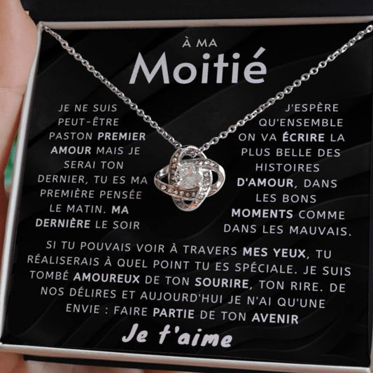 Coffret Collier "À ma Moitié" | Cadeau voor vrouw, vrouw, chéri