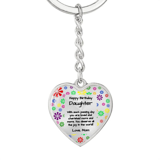Happy Birthday daughter - all the joy | Birthday Gift for Daughter | Necklace for Daughter | Mom to Daughter