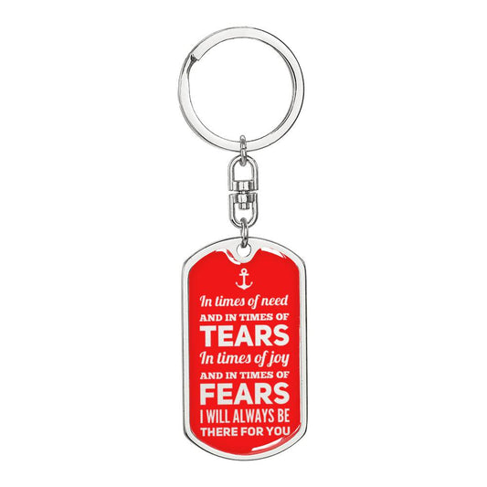 Teenager Support Keychain - In Times Of Need
