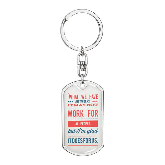 Boyfriend Keychain - What We Have Just Works | Husband Gifts for Him