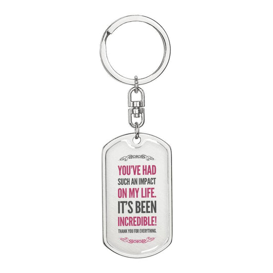 Mentor Gift Keychain - Supervisor Gift | Uncle, Godfather, New Job, Moving Away, Retirement