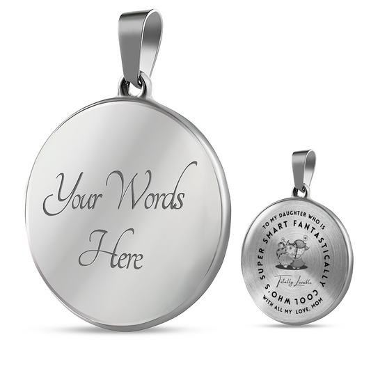 Necklace for Daughter - Super Smart Fantastically Cool
