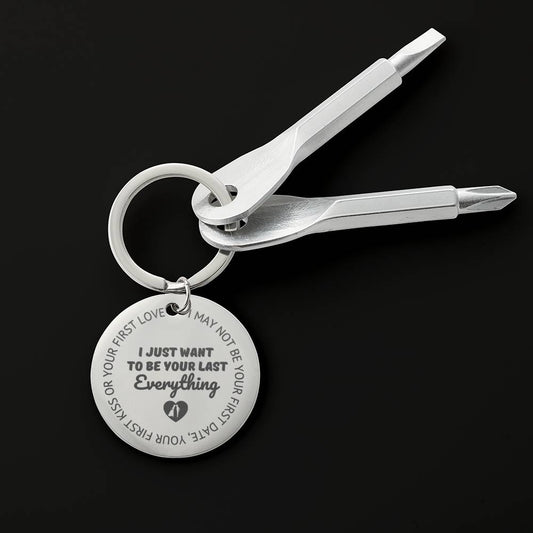 DIY Guy - Last Everything - Screwdriver Keychain | Husband gift | Boyfriend gift