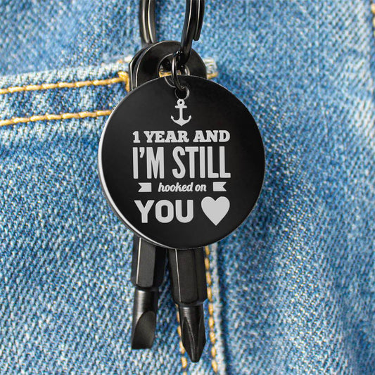 One Year Anniversary Gifts For Him | Anniversary gifts for Him 1 year | Long Distance Relationship Keychain | Practical Gifts for him