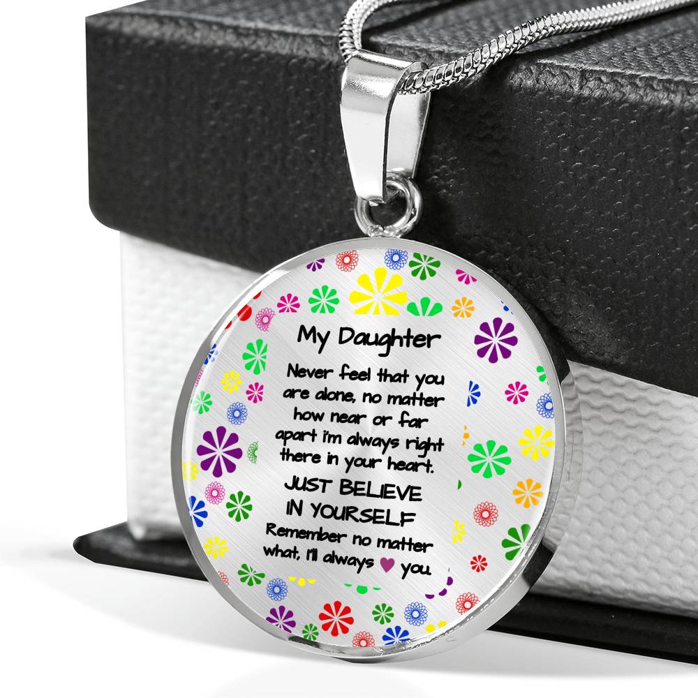 To My Daughter - always love you | Gift for Daughter | Daughter Necklace | Birthday gift for Daughter | Daughter Graduation gift