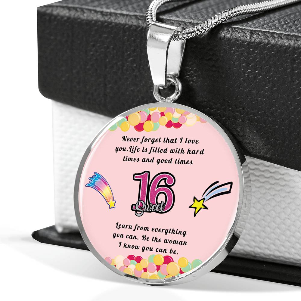 Happy birthday daughter - Be you | Birthday Gift for Daughter - Happy Sweet 16 gift | Necklace for Daughter | to my Daughter