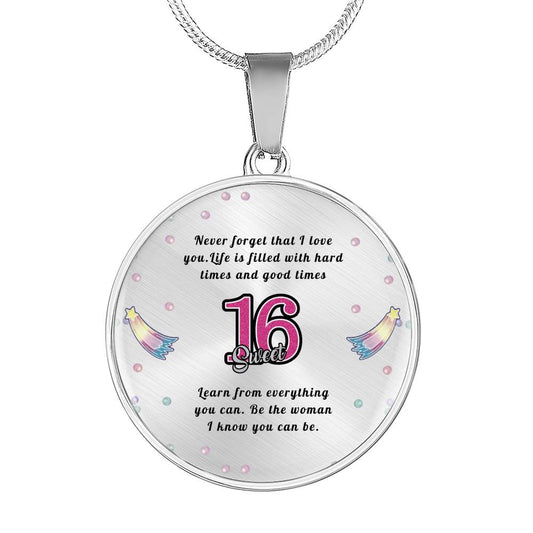 Happy birthday daughter - Be you | Birthday Gift for Daughter - Happy Sweet 16 gift | Necklace for Daughter | to my Daughter