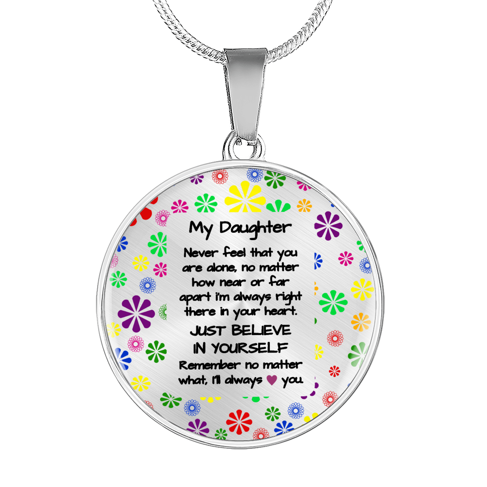 To My Daughter - always love you | Gift for Daughter | Daughter Necklace | Birthday gift for Daughter | Daughter Graduation gift