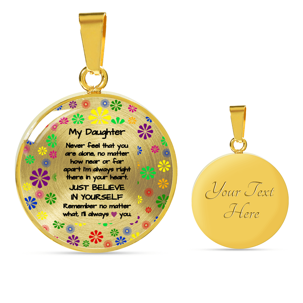 To My Daughter - always love you | Gift for Daughter | Daughter Necklace | Birthday gift for Daughter | Daughter Graduation gift