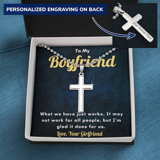 Christian Boyfriend Birthday - What we have just works - One Year Anniversary Gifts fro Him