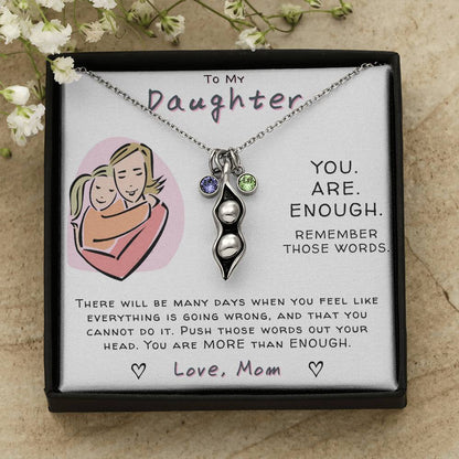 To My Daughter - You Are Enough - Necklace