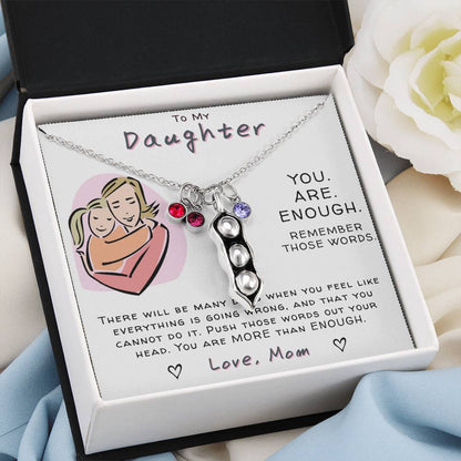 To My Daughter - You Are Enough - Necklace