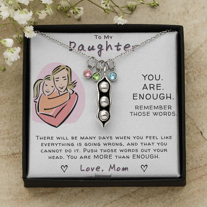 To My Daughter - You Are Enough - Necklace