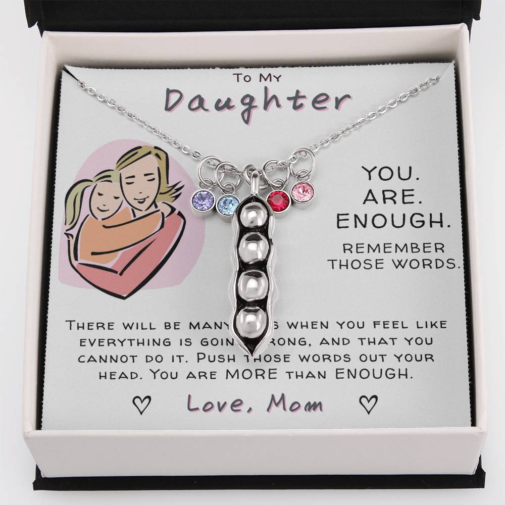 To My Daughter - You Are Enough - Necklace