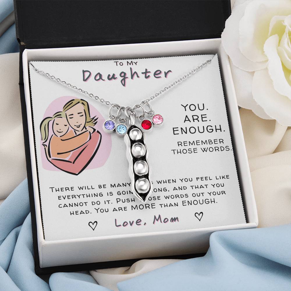 To My Daughter - You Are Enough - Necklace