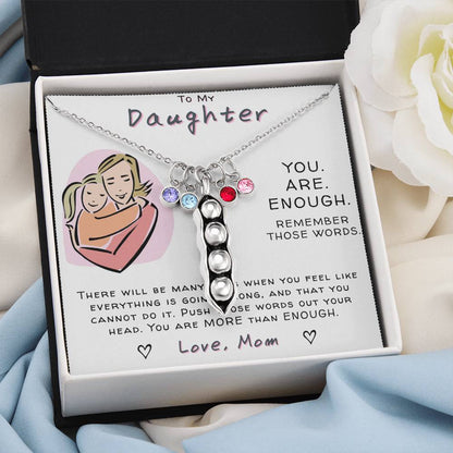 To My Daughter - You Are Enough - Necklace