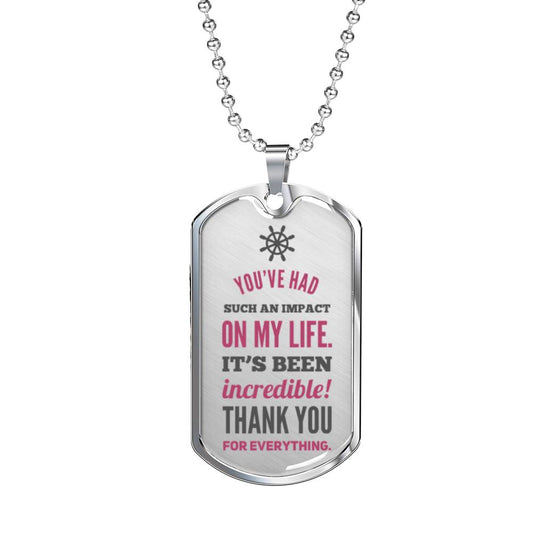 Mentor Gift Necklace - Supervisor Gift | Uncle, Godfather, New Job, Moving Away, Retirement