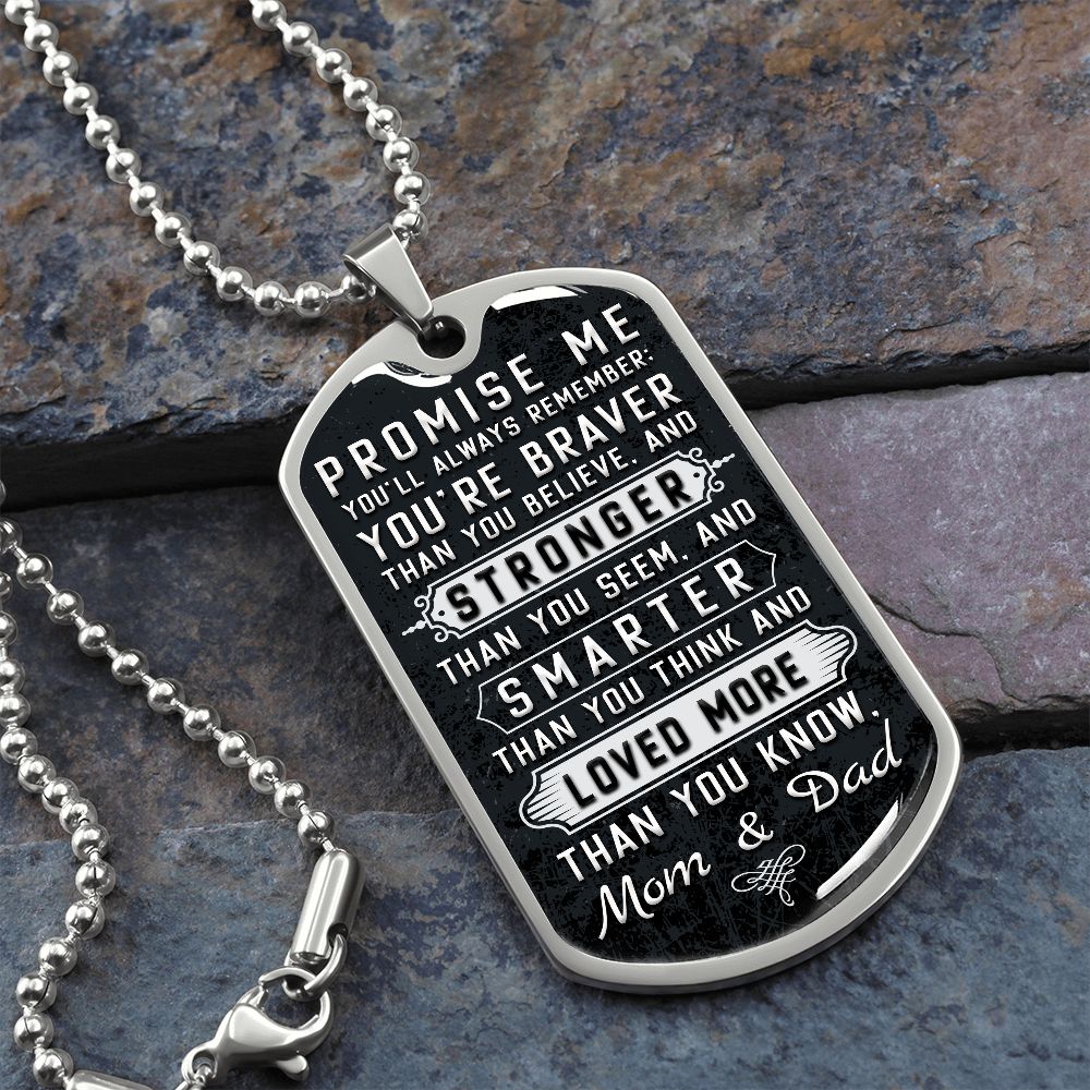 Son or Daughter - Promise Me You'll Always Remember - Mom & Dad