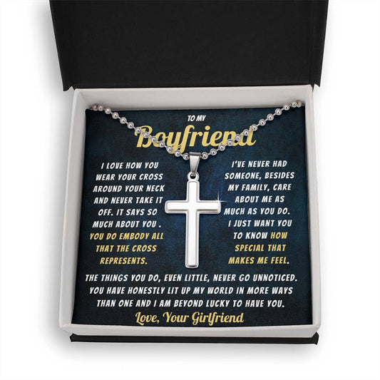 Christian Boyfriend - Anniversary or Birthday Necklace