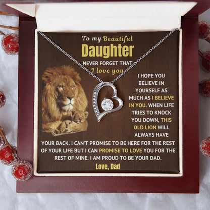 My Beautiful Daughter Necklace - Never Forget I Love You (dd.1.fl)