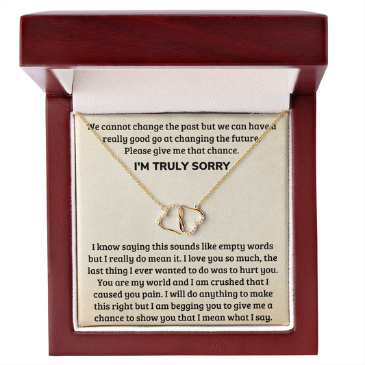 Truly Sorry Apology Forgive Me Necklace for Women (sy.001.el)