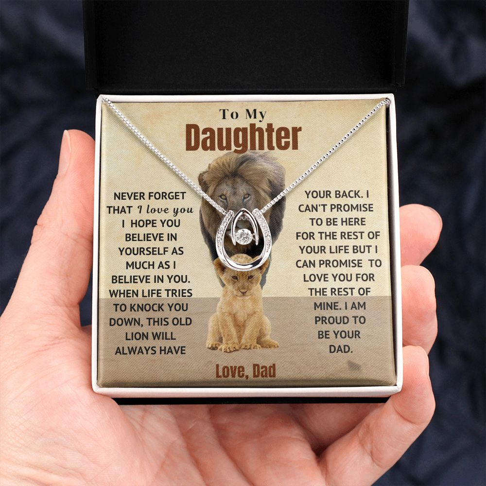 Dad to Daughter Necklace (ddlil4)