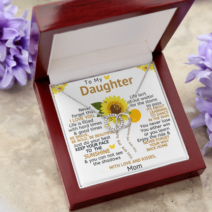 To My Daughter Necklace - Be Brave, Be Bold, Be Beautiful (d.010.pp.m)
